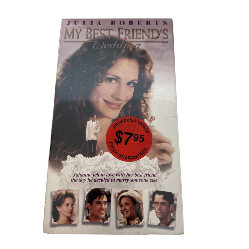 My Best Friends Wedding VHS 1997 Julia Roberts Cameron Diaz TriStar 82723
